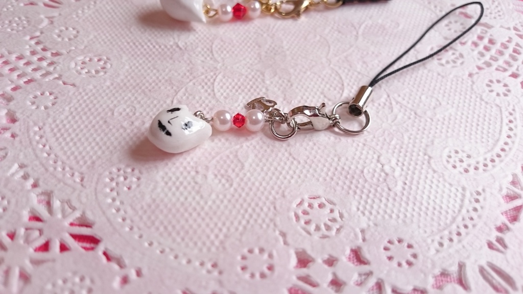 猫好好ちゃんストラップ&イヤホンジャック