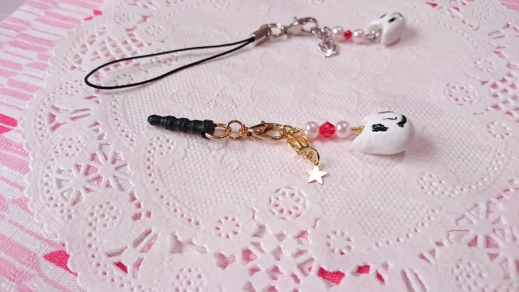 猫好好ちゃんストラップ&イヤホンジャック