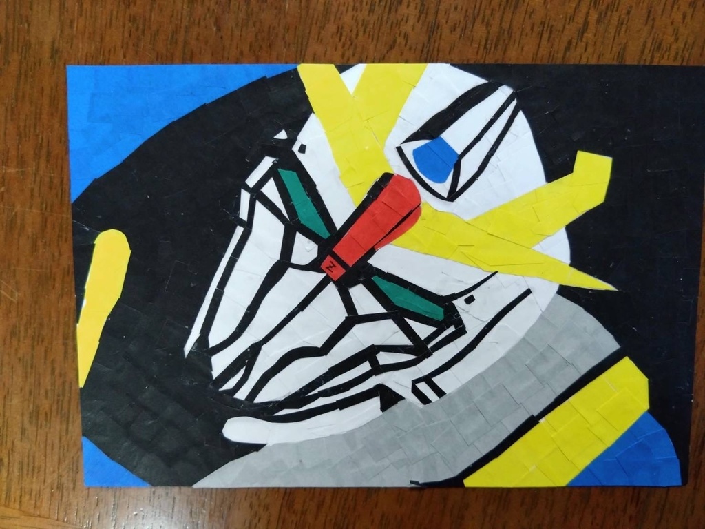 Zガンダム　貼り絵