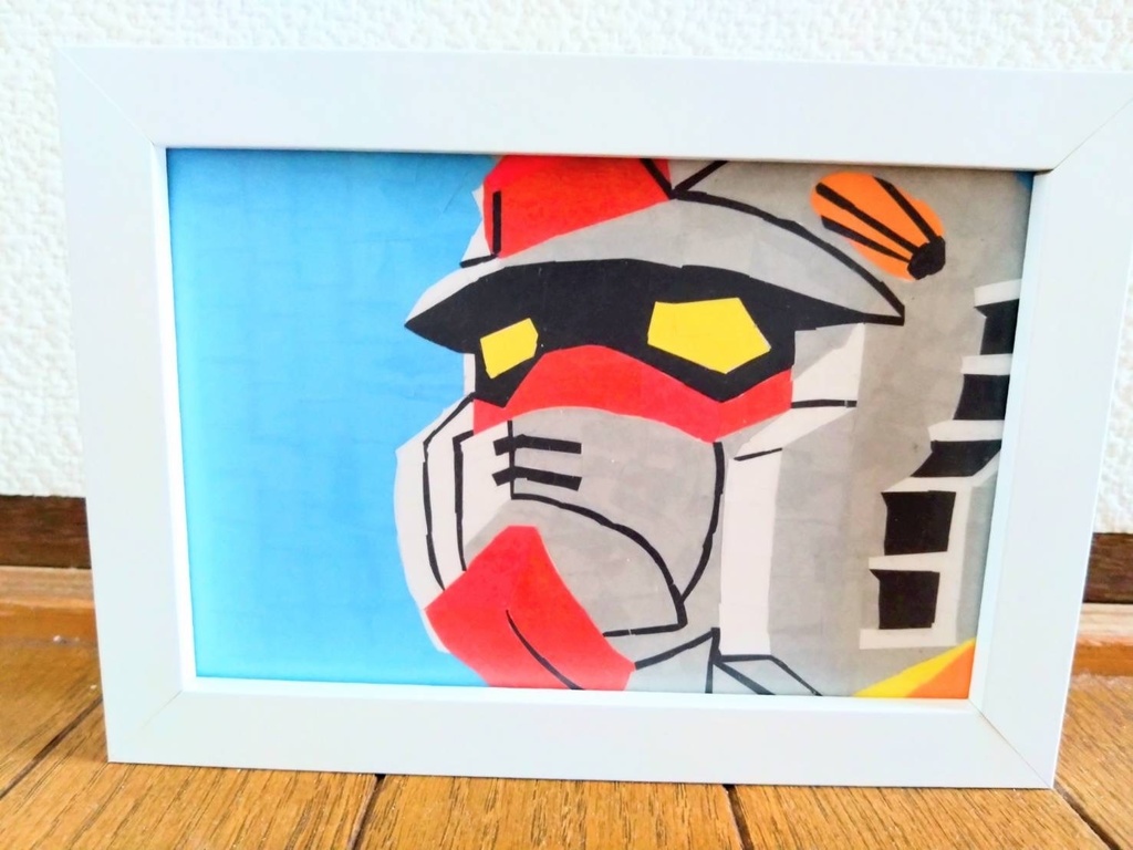 ガンダム貼り絵