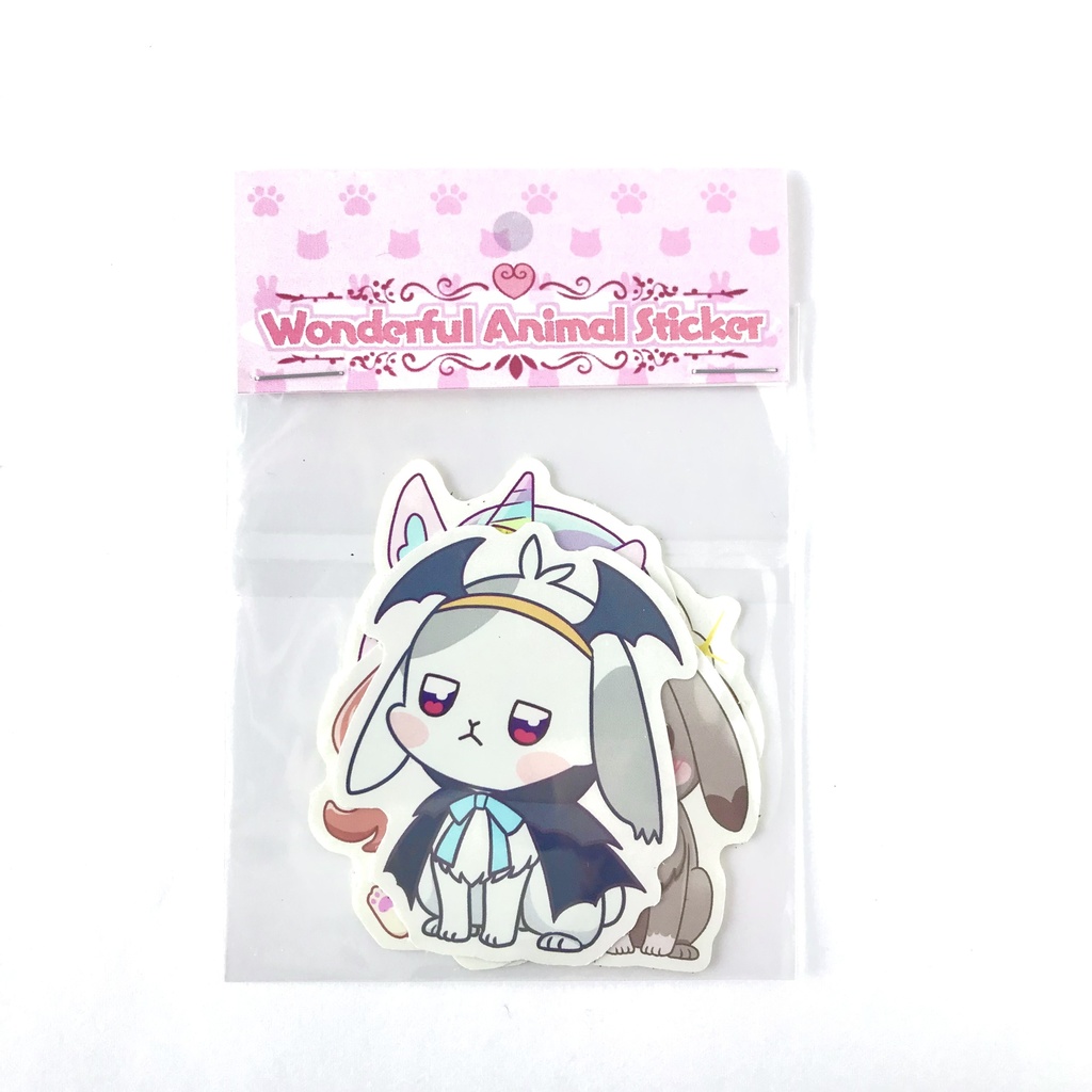 わんだふるアニマルステッカー