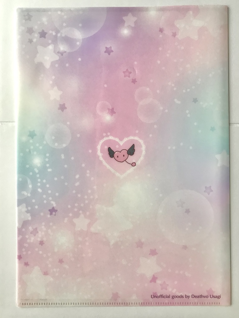 メロロン乙女のポエムA4クリアファイル缶バッジセット