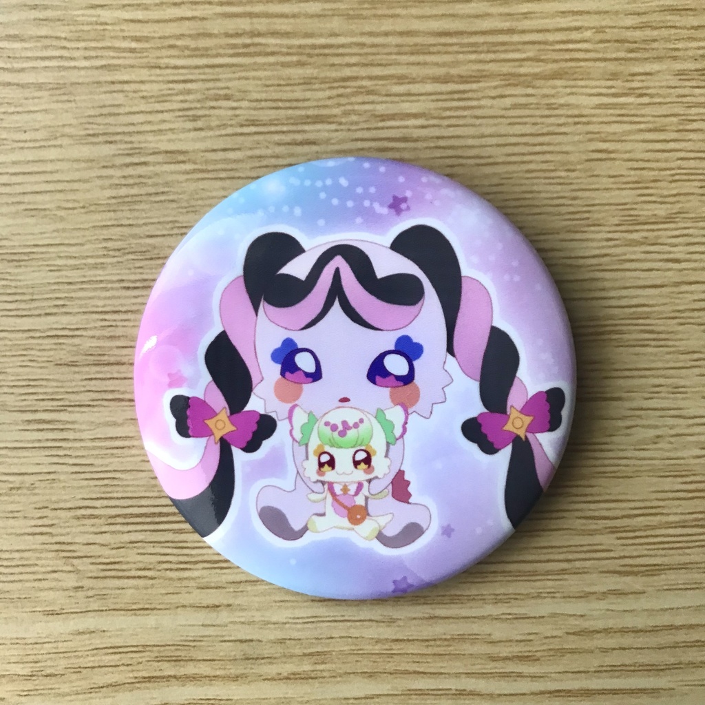 メロロン乙女のポエムA4クリアファイル缶バッジセット