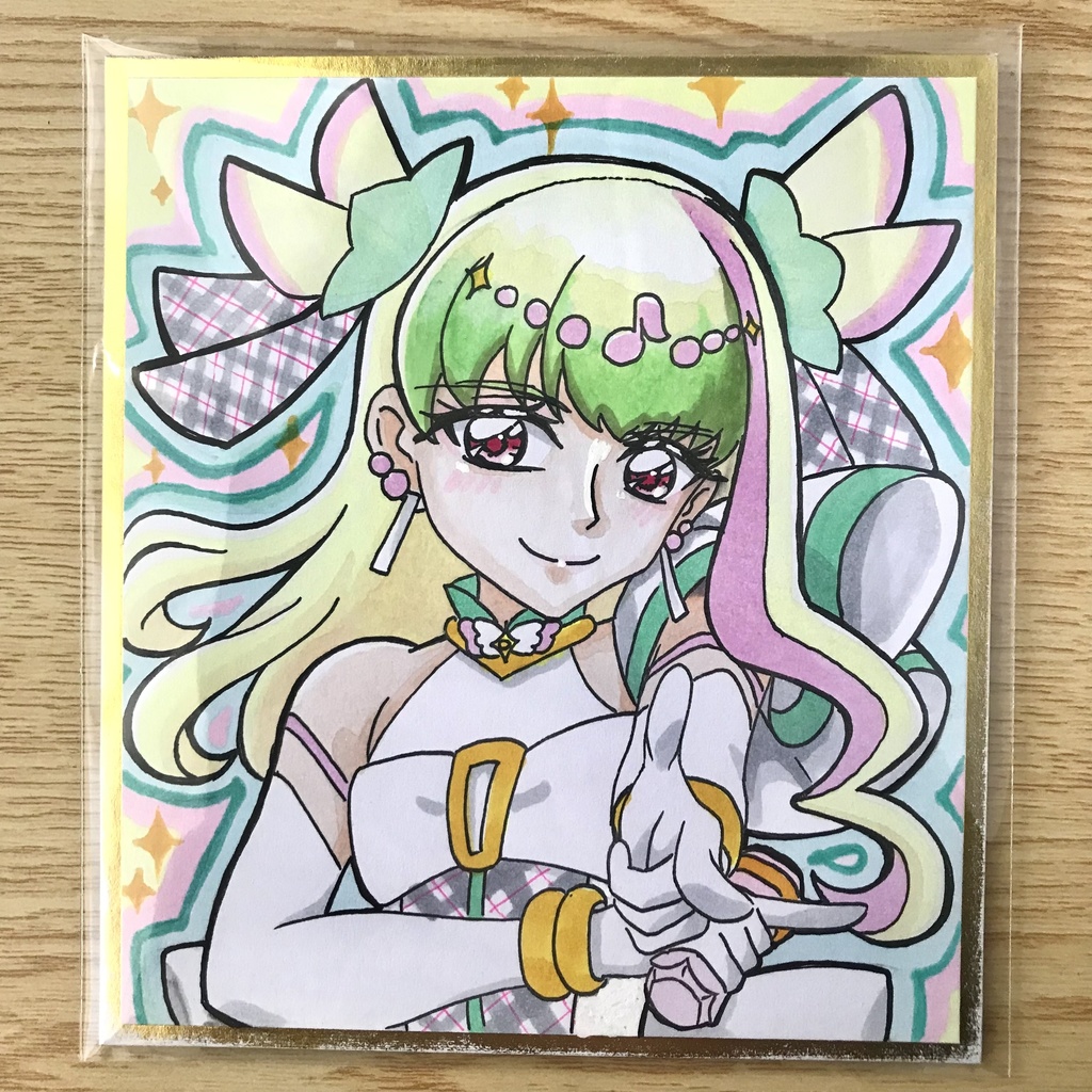 キュアズキューンミニ色紙