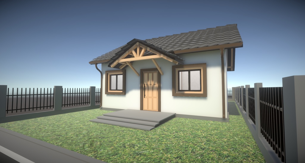 3Dモデル【Small house】