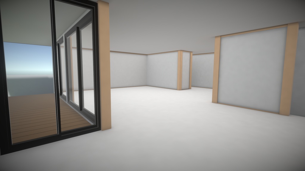 3Dモデル【One story house】