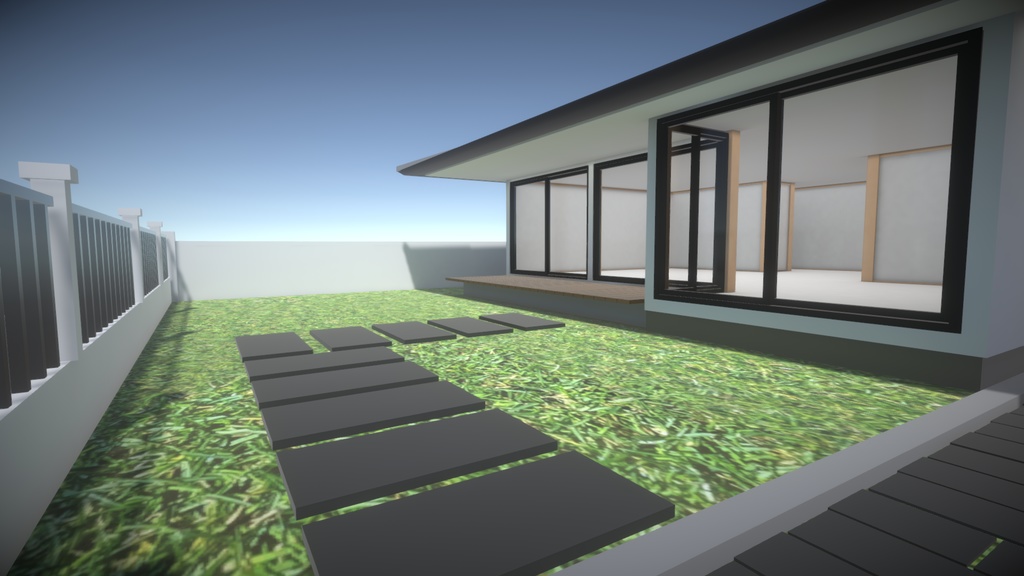 3Dモデル【One story house】