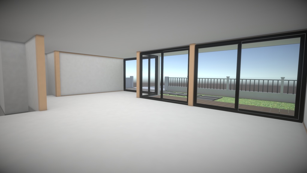 3Dモデル【One story house】