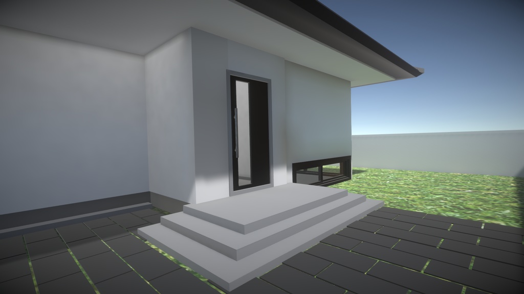 3Dモデル【One story house】