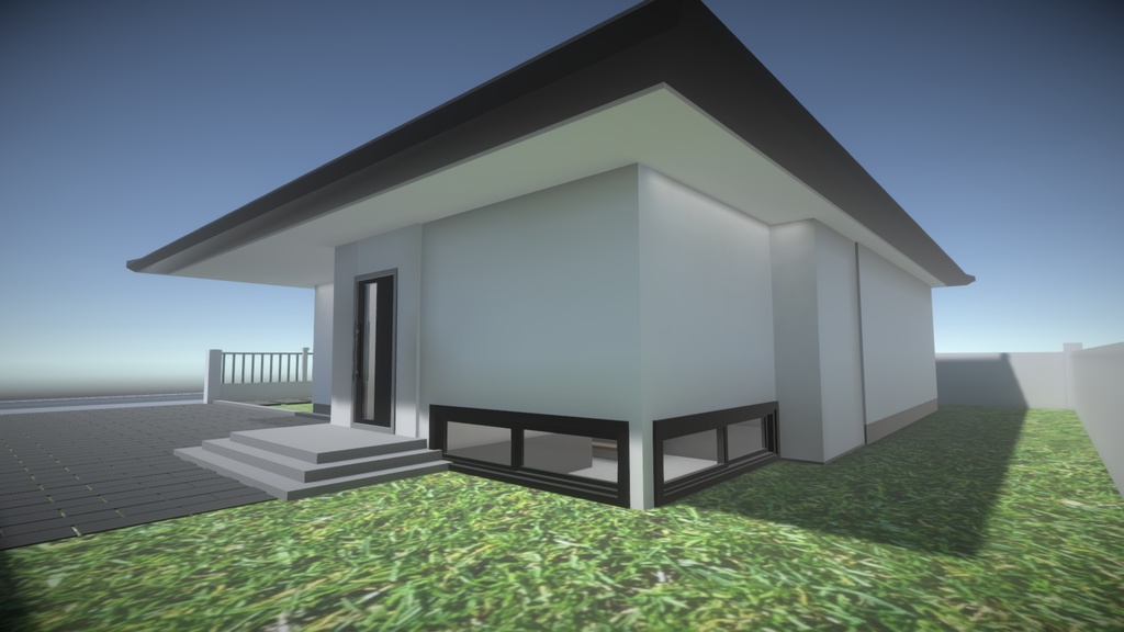 3Dモデル【One story house】