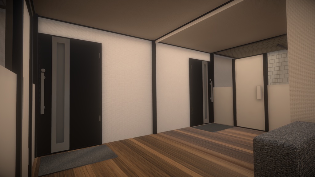 【Simple room 01】VRChat向けHome (SDK2/SDK3)