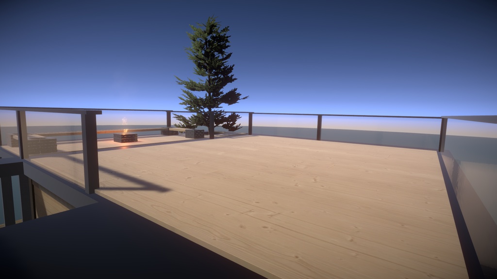 【Island house 01】VRChat向けHome (SDK3)