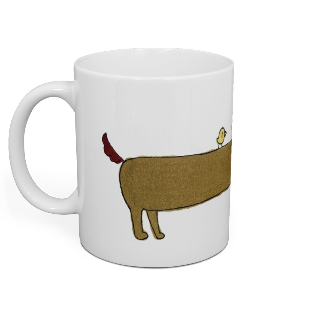 ダックスフンドのマグカップ