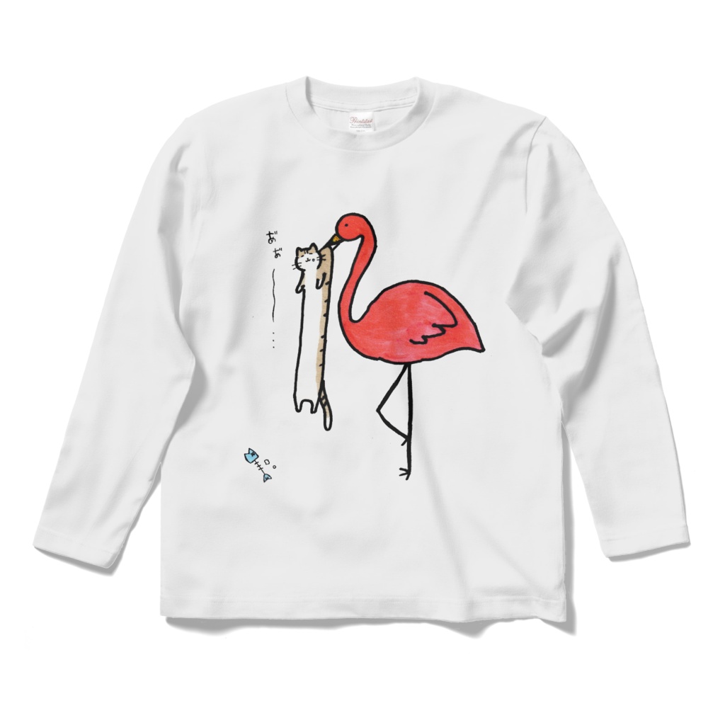 フラミンゴのTシャツ
