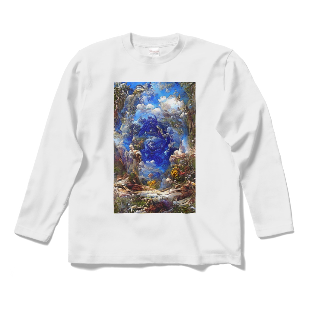 抽象画風「夏A」のTシャツ