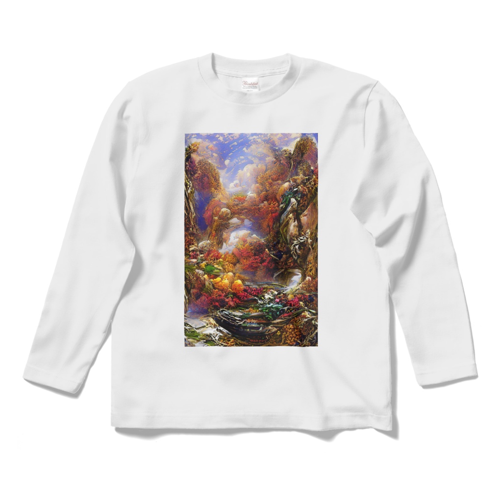 抽象画風「秋A」のTシャツ