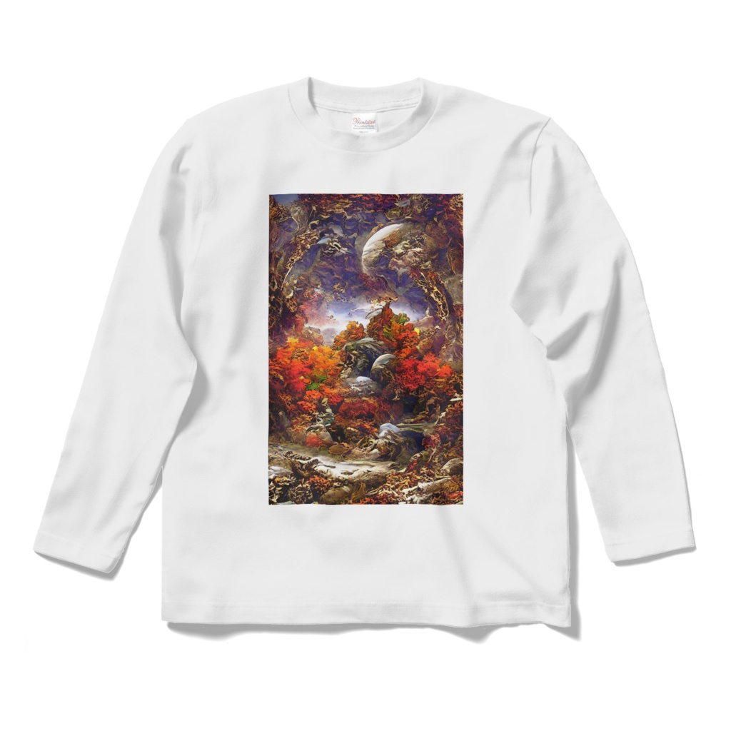 抽象画風「秋B」のTシャツ