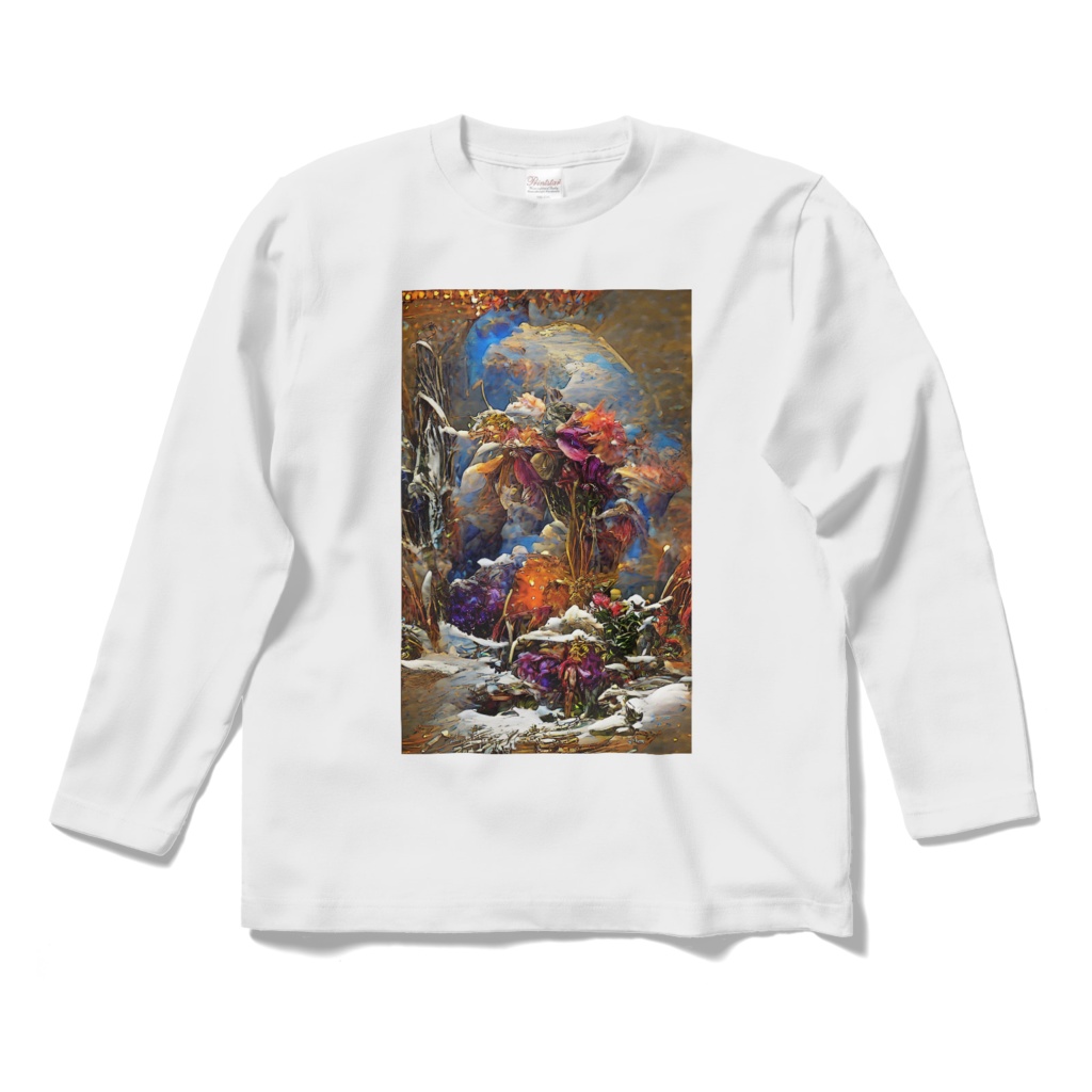 抽象画風「冬B」のTシャツ