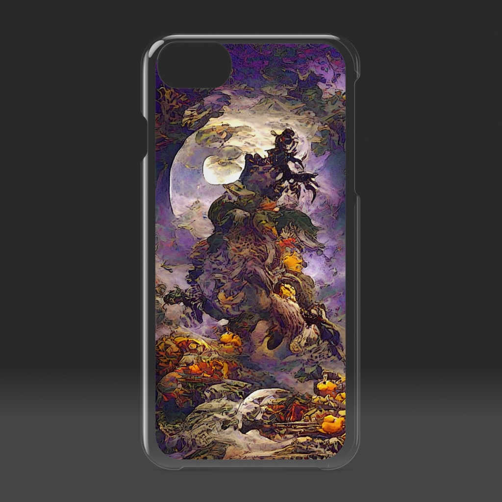 抽象画風「秋C」のiPhoneケース