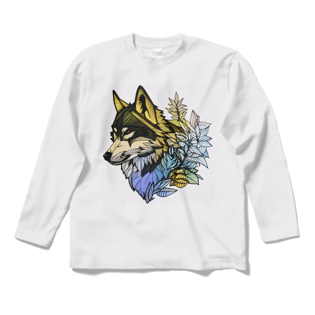 Wolf with GrassⅡのTシャツ