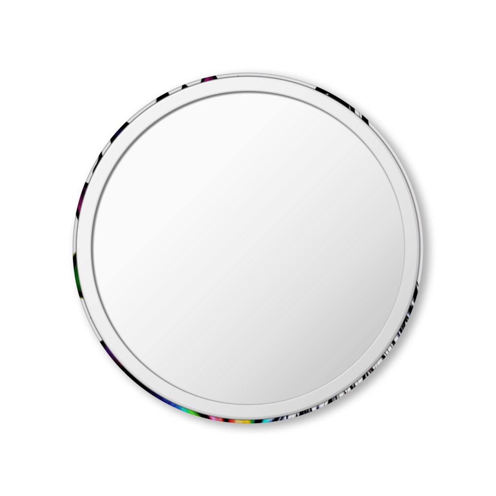 Wolf with Grassの缶ミラー