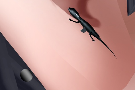 VRoidピアス【とかげ三号】無料