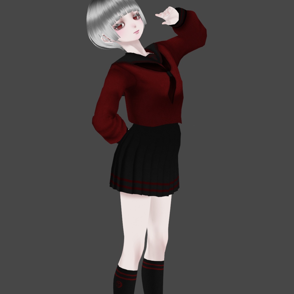 【無料あり】セーラー服【VRoidカスタムアイテム】