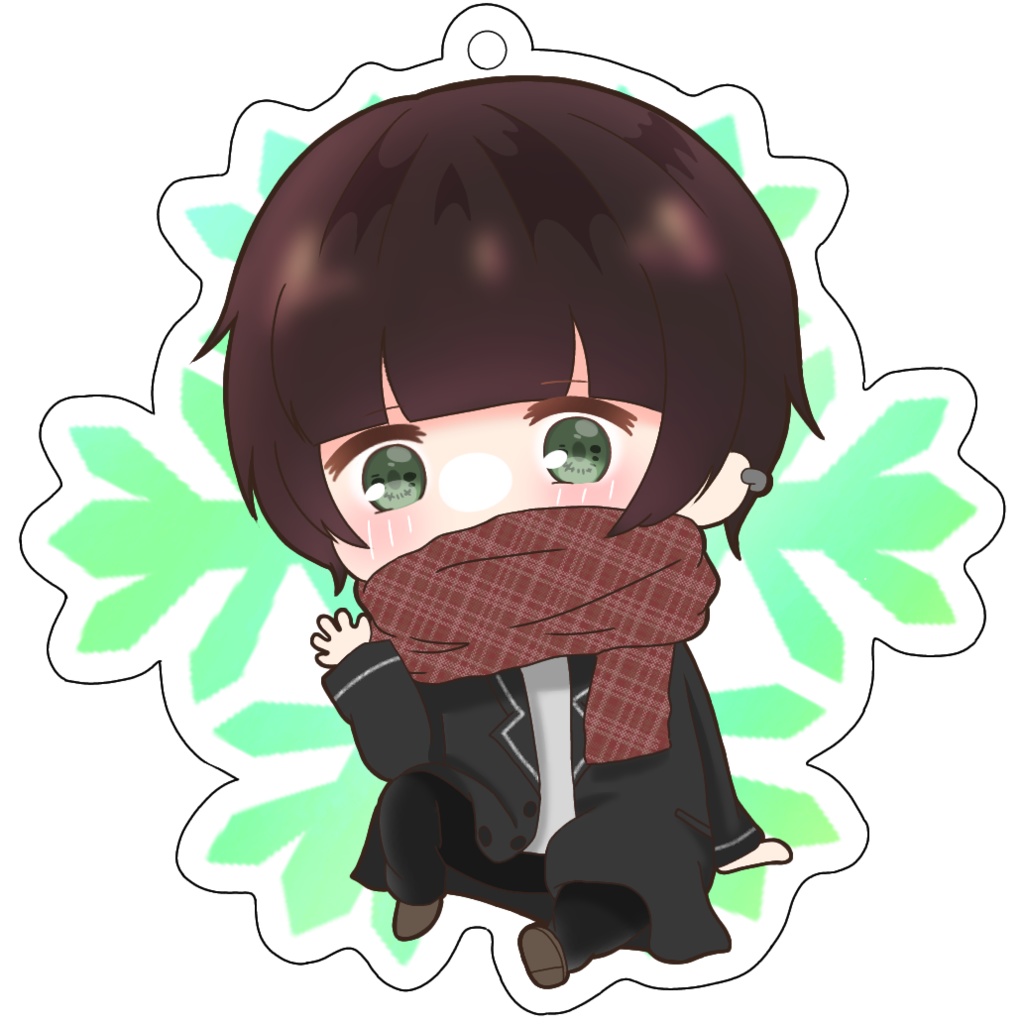 ゆんくんアクリルキーホルダー②【冬限定ver.】