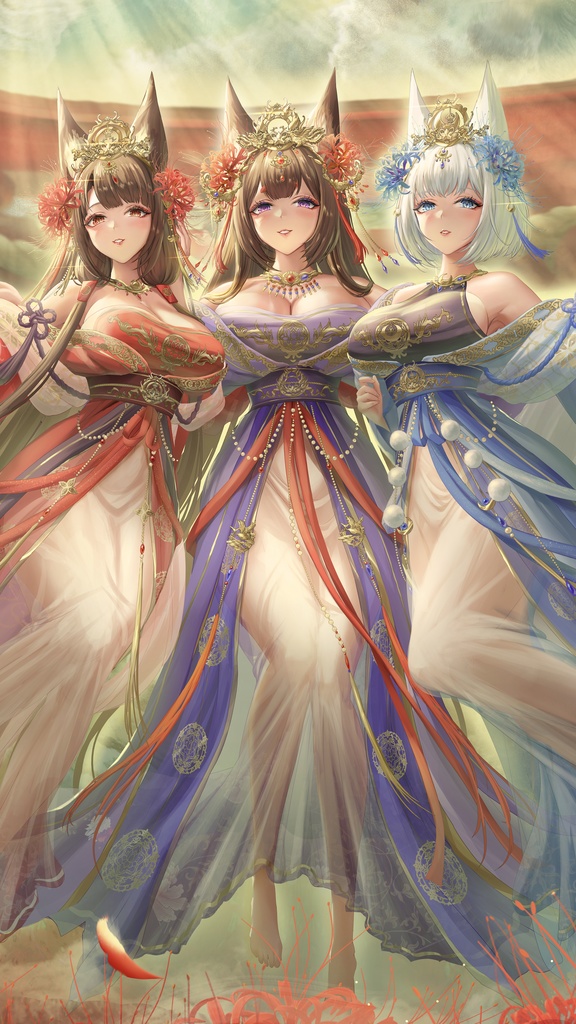 アズレン~三美神~ 天城、赤城、加賀 PSDファイル