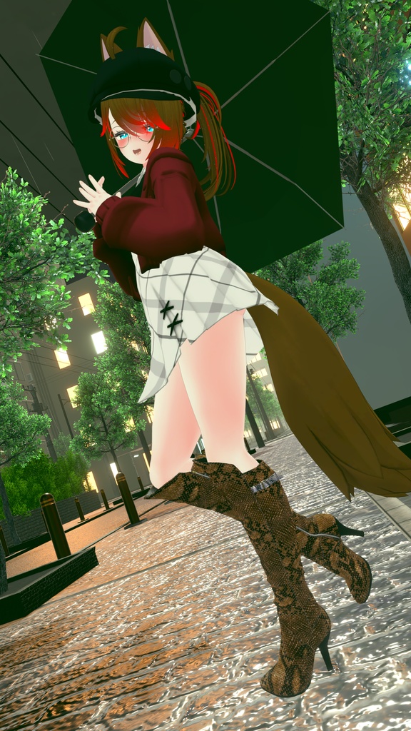 【Querencia】ハイヒールロングブーツ 19アバター対応