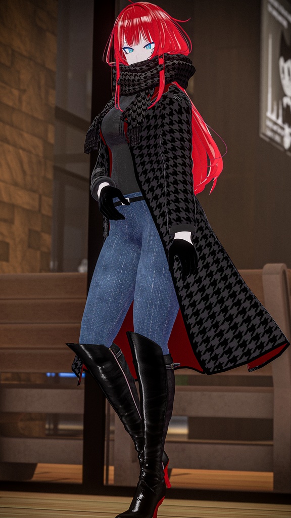 【Querencia】ハイヒールロングブーツ 19アバター対応