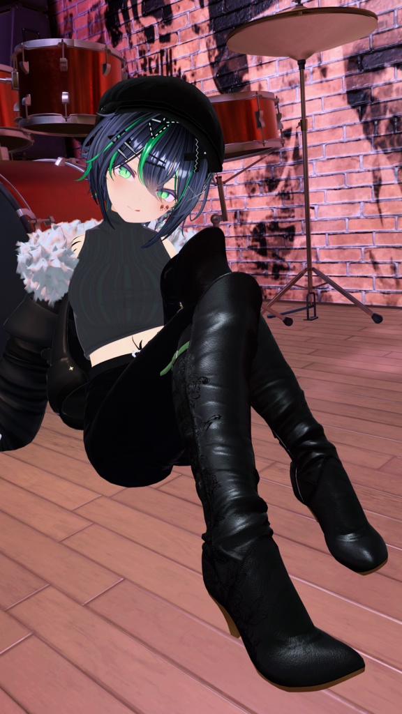 【Querencia】ハイヒールロングブーツ 19アバター対応