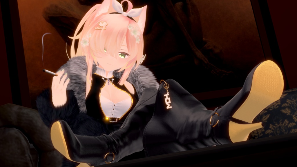 【Florecio】ハイヒールミドルブーツ 17アバター対応