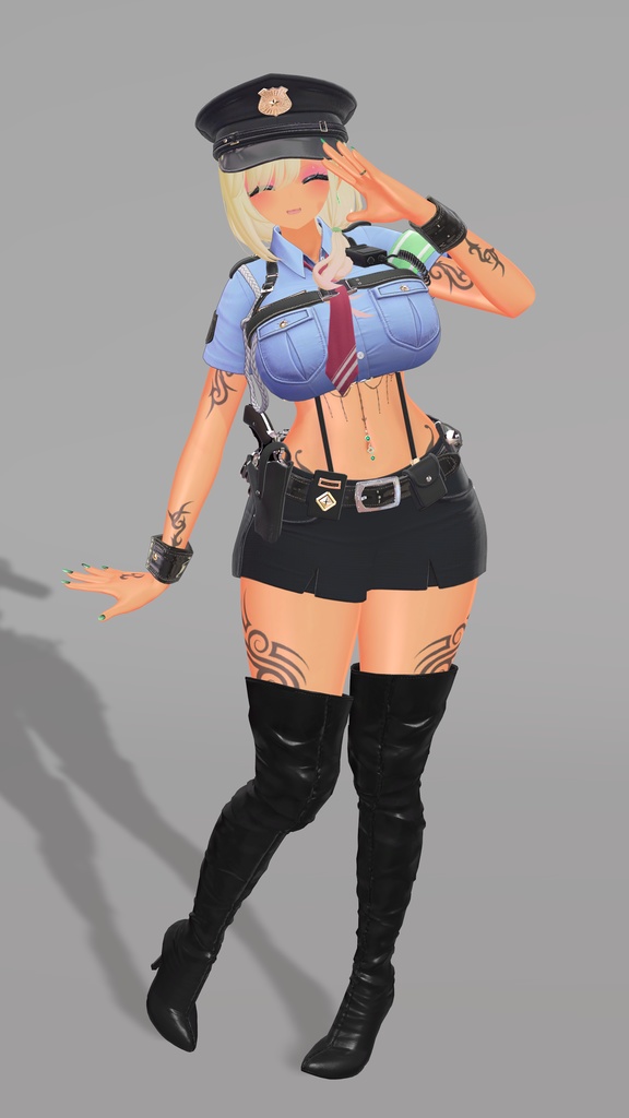 【EMMA】ハイヒールサイハイロングブーツ 15アバター対応