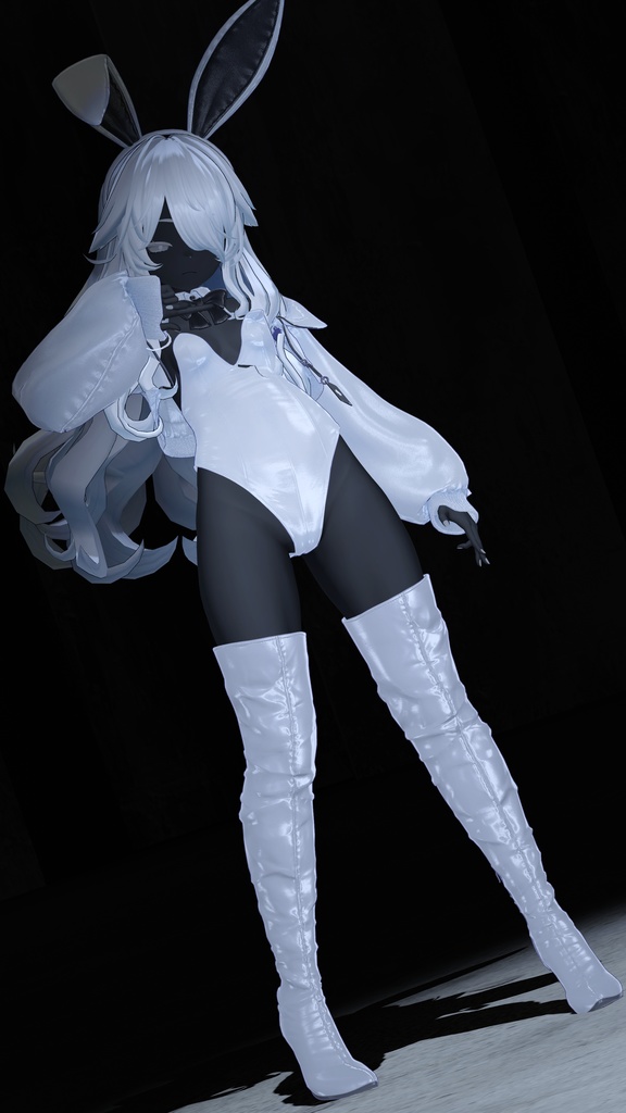 【EMMA】ハイヒールサイハイロングブーツ 15アバター対応