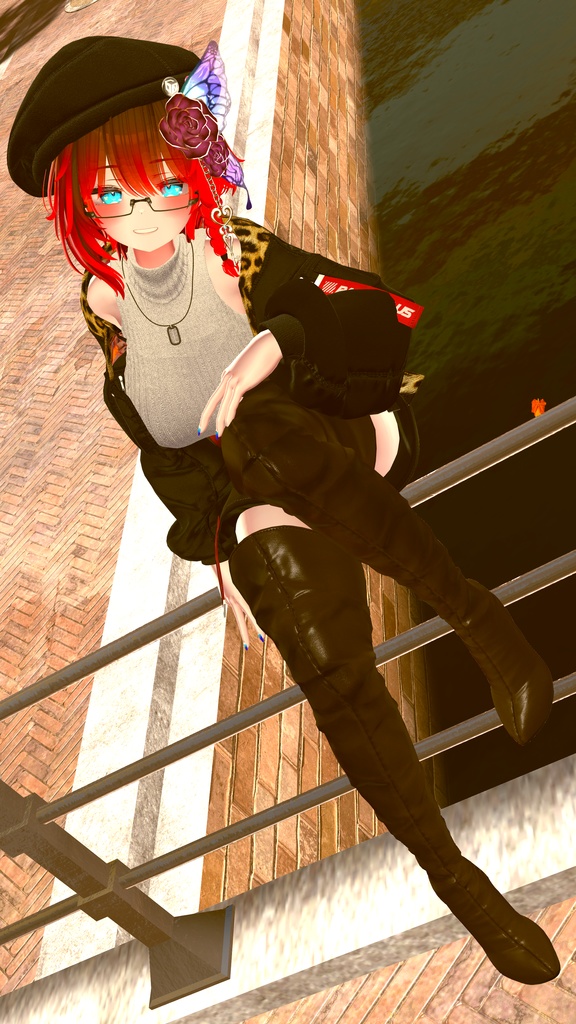 【EMMA】ハイヒールサイハイロングブーツ 15アバター対応