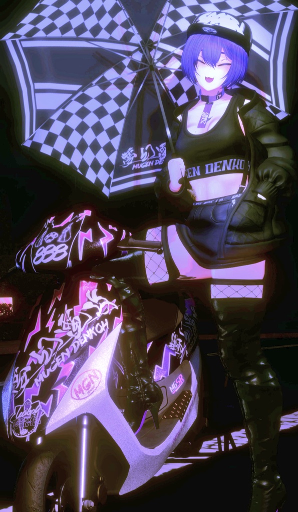 【EMMA】ハイヒールサイハイロングブーツ 15アバター対応