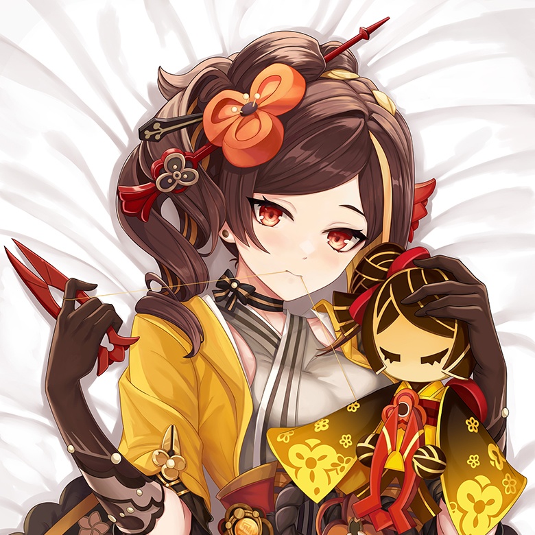 『原神(げんしん)』千織(ちおり)の抱き枕カバー