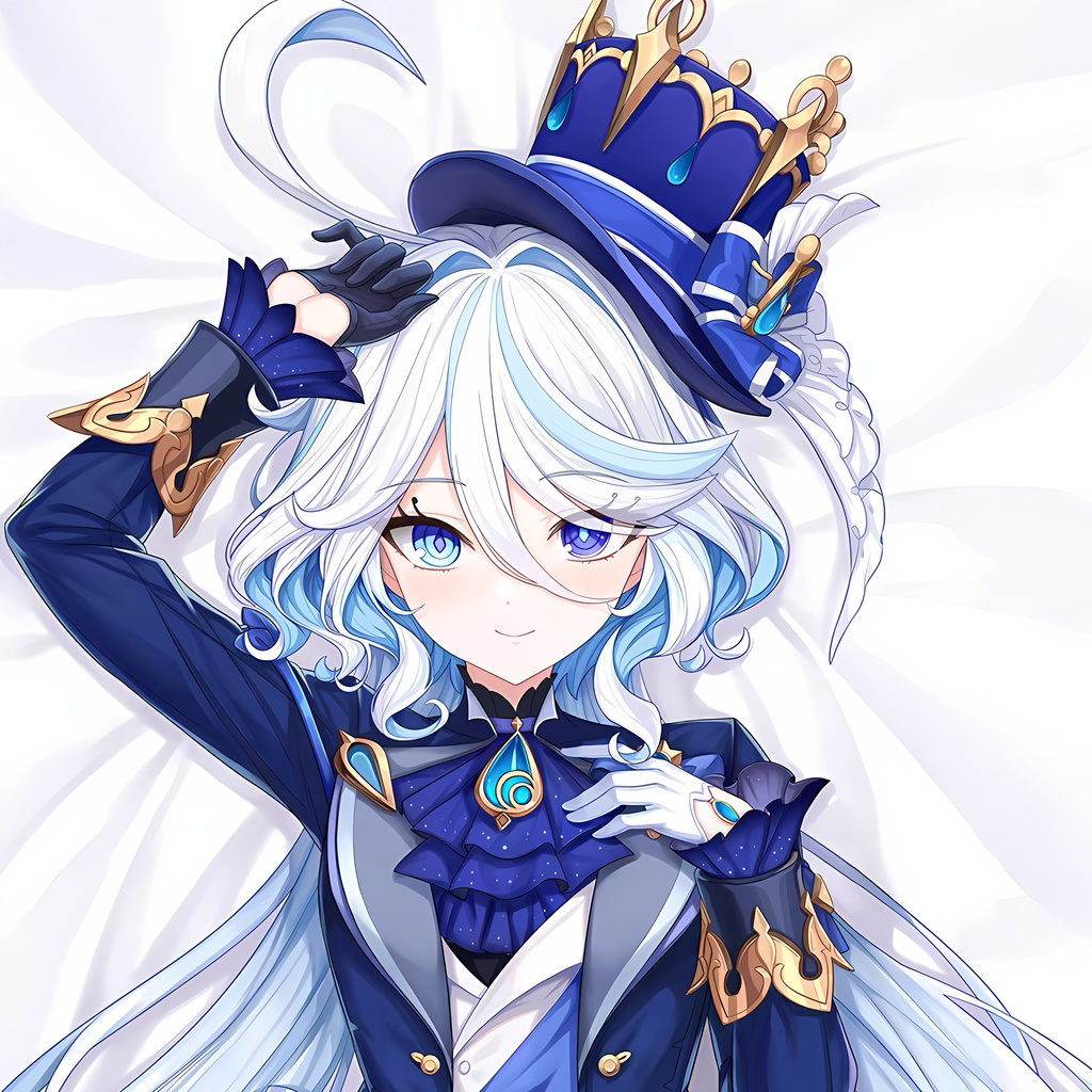 『原神(げんしん)』フリーナ(Furina)の抱き枕カバー