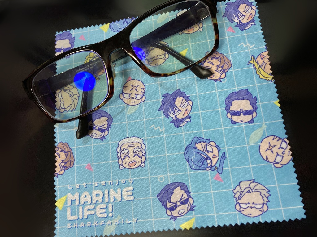 海洋生物擬人化メガネ拭き