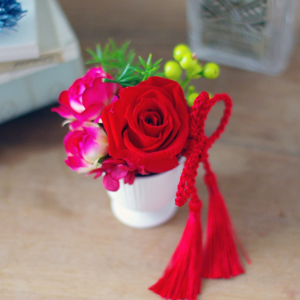 十二国記 陽子イメージ プリザーブドフラワーアレンジメント