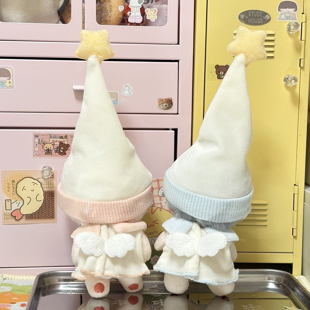 【2色】10cm ぬいぐるみ用 2点セット ちびぬい くもりシュークリーム 着せ替え服