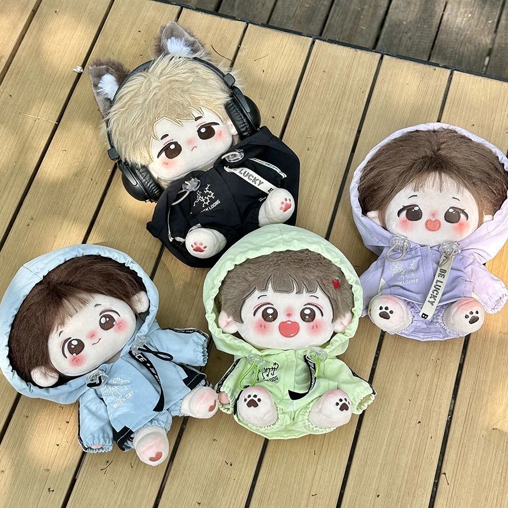 【再入荷】20cm ぬいぐるみ用 着せ替え服 クール アウトドアパーカー