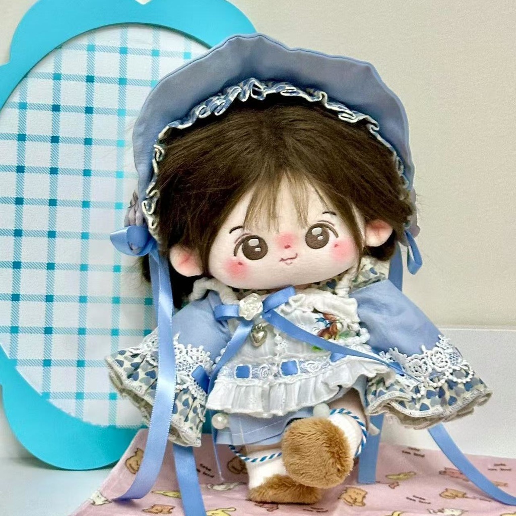 【3色】20cmぬいぐるみ用 着せ替えぬいぐるみ服 中華風ぬい服 4点セット かわいい