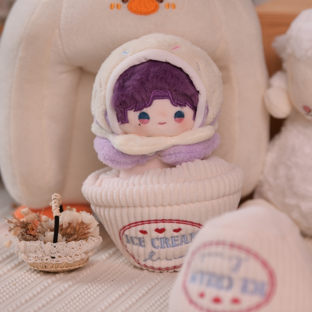10cm ぬいぐるみ用 アイスクリーム  ぬい服 かわいい 推し活