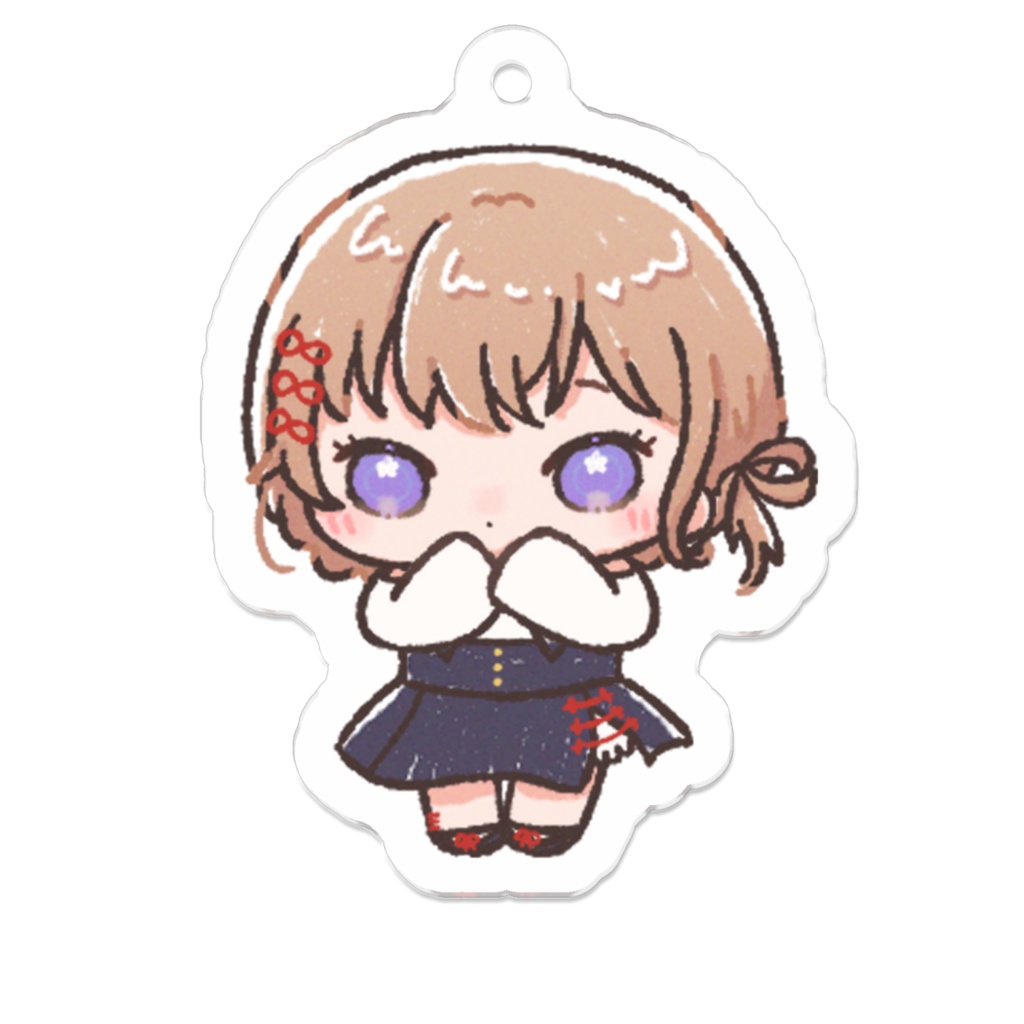 ココノカ可愛い子ぶりSDアクリルキーホルダー(保護あり)