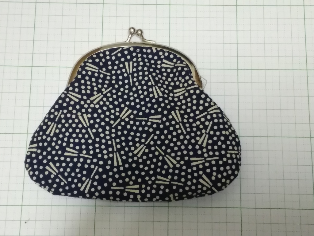 (試作品)下膨れがま口(扇散らし・太子縞・命蓮寺毘沙門亀甲)