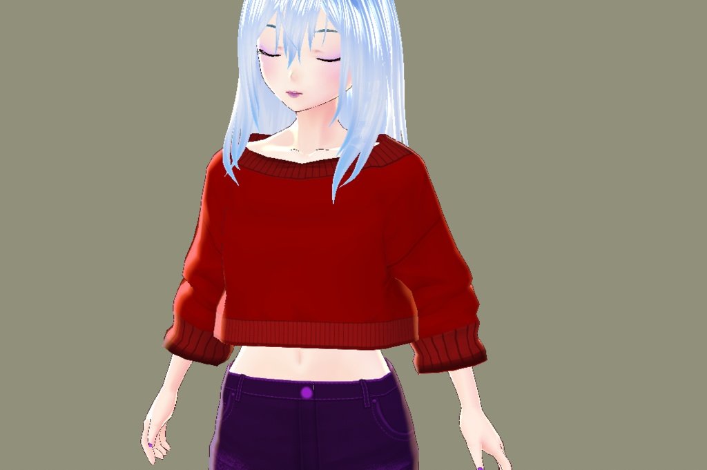 Small red sweater