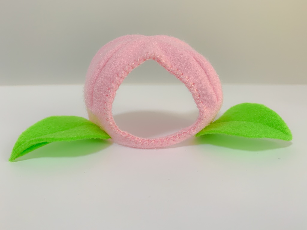 【型紙/Pattern】りんご・もも・みかんの帽子/Apple・Peach・Orange Hat