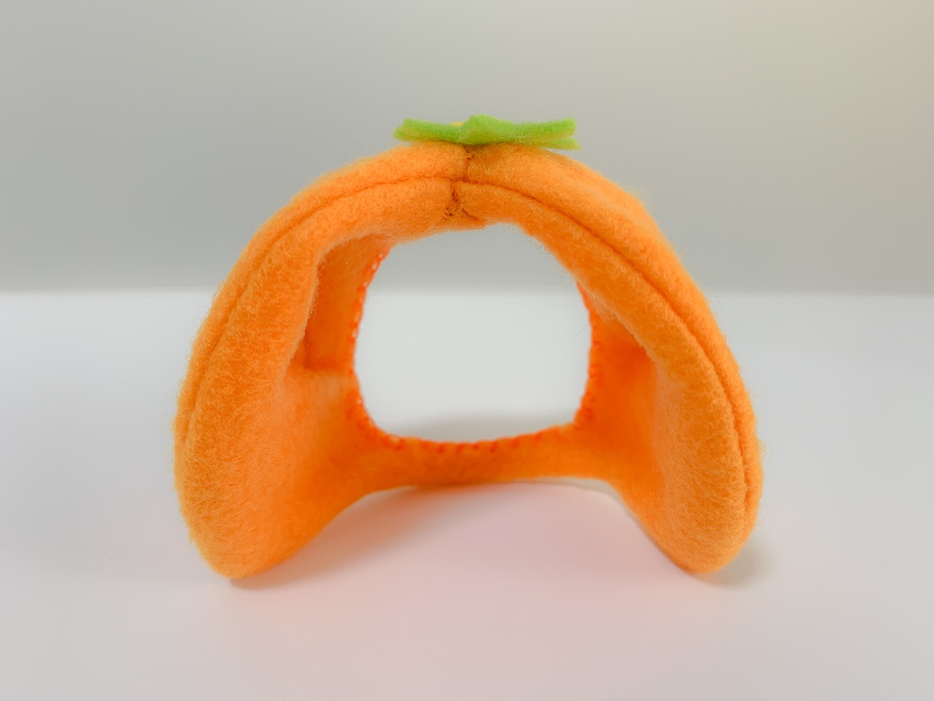 【型紙/Pattern】りんご・もも・みかんの帽子/Apple・Peach・Orange Hat